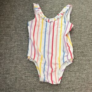 old navy baby girl striped one piece swimsuit